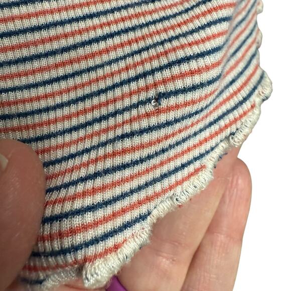 Toad & Co Womens Daisy Ribbed Striped Tank Top Multicolor S Granolagirl Casual - Picture 11 of 11